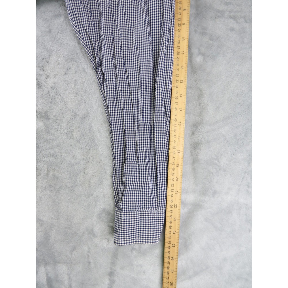 Ralph Lauren Blake Gingham Dress Shirt Mens XL Blue White Button Down - Picture 7 of 8